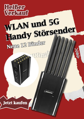 Heißer Verkauf 12 Band Handheld Störsender für Handy WLAN GPS