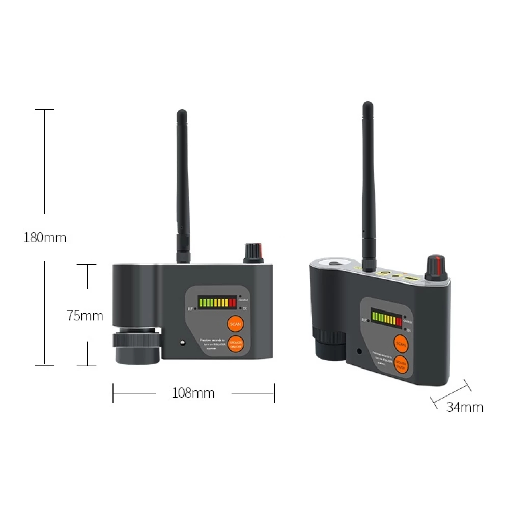 Tragbare 10 - 3000 MHz Detektor